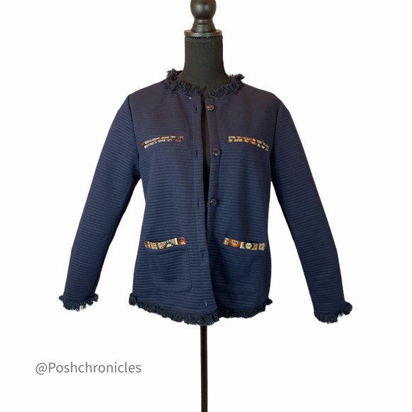 Hayden Jackets & Blazers - Just in 💫| Boho Hayden Line Quilted Blue Jacket Sz M